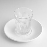 Latte Glass & Saucer