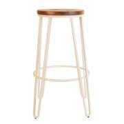 Bar Stool Hair Pin White