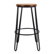 Bar Stool Hair Pin Black